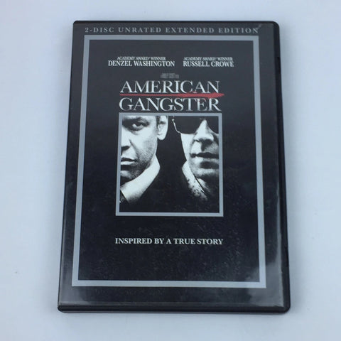 American Gangster (DVD, 2008, Unrated Extended) Denzel Washington, Russell Crowe