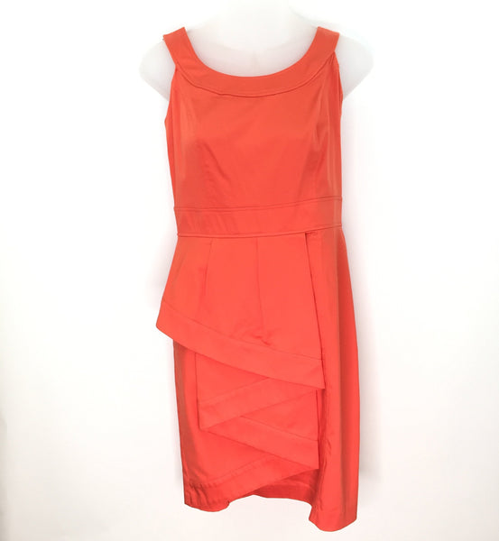 Calvin Klein Womens Dress - Size 4 - Sleeveless - Orange