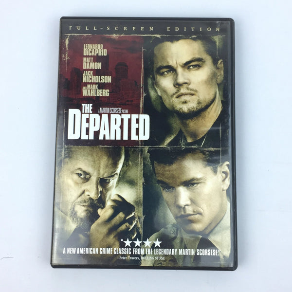 The Departed (DVD, 2006, Full Screen) Leonardo DiCaprio, Matt Damon, Jack Nicholson