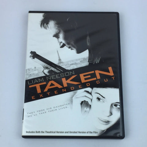 Taken - Extended Cut (DVD, 2009) Liam Neeson, Maggie Grace, Famke Janssen