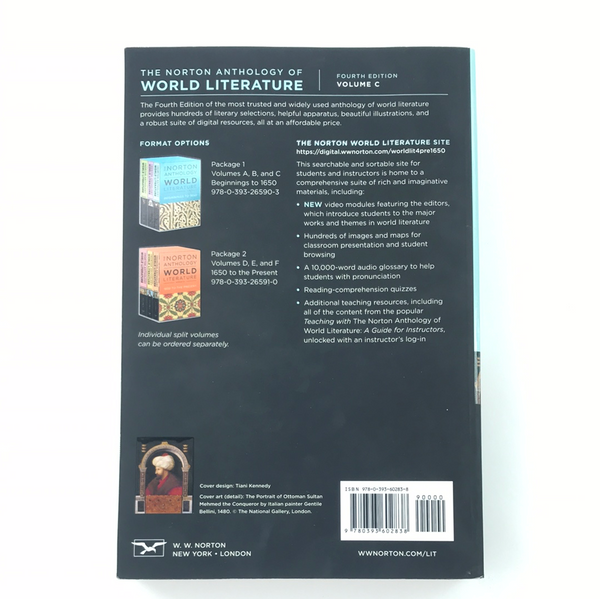 The Norton Anthology World Literature - Volume C - 4th Edition