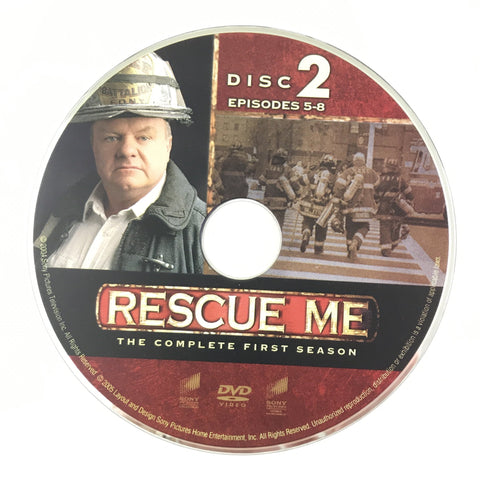 Rescue Me Season 1 - Episodes 5-8 (DVD) Denis Leary, Jack Mcgee - DISC 2 ONLY