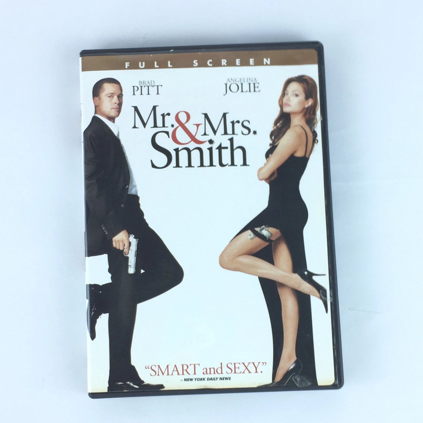 Mr. & Mrs. Smith (DVD, 2005, Full Screen) Brad Pitt, Angelina Jolie