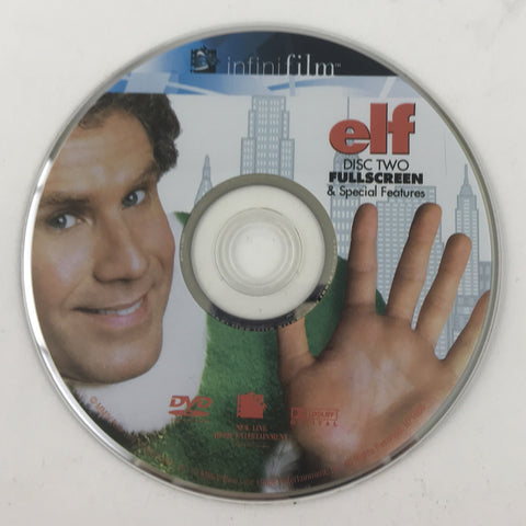 ELF (DVD, Fullscreen ) Will Ferrell, James Caan - DISC ONLY