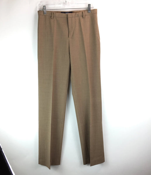 Gap Womens Classic Fit Trouser - Dress Pants - Size 6 - Tan - Wool Polyester Blend