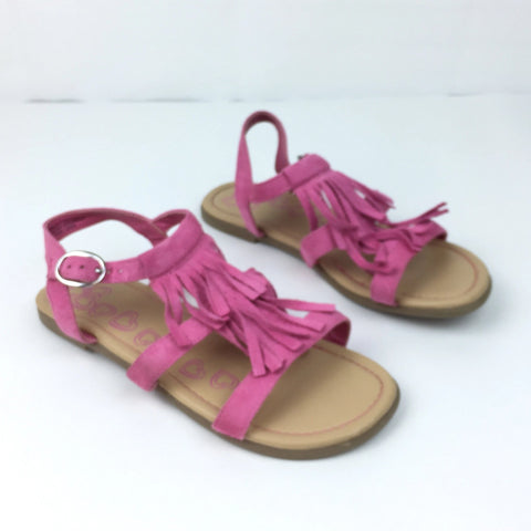 Children’s Place Pink Sandals - Youth Size 5 - Fringe