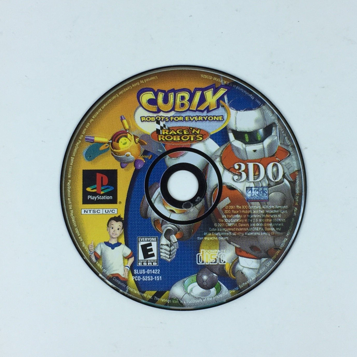 PlayStation 1 - Cubix Race N Robots Game - PS1 - DISC ONLY