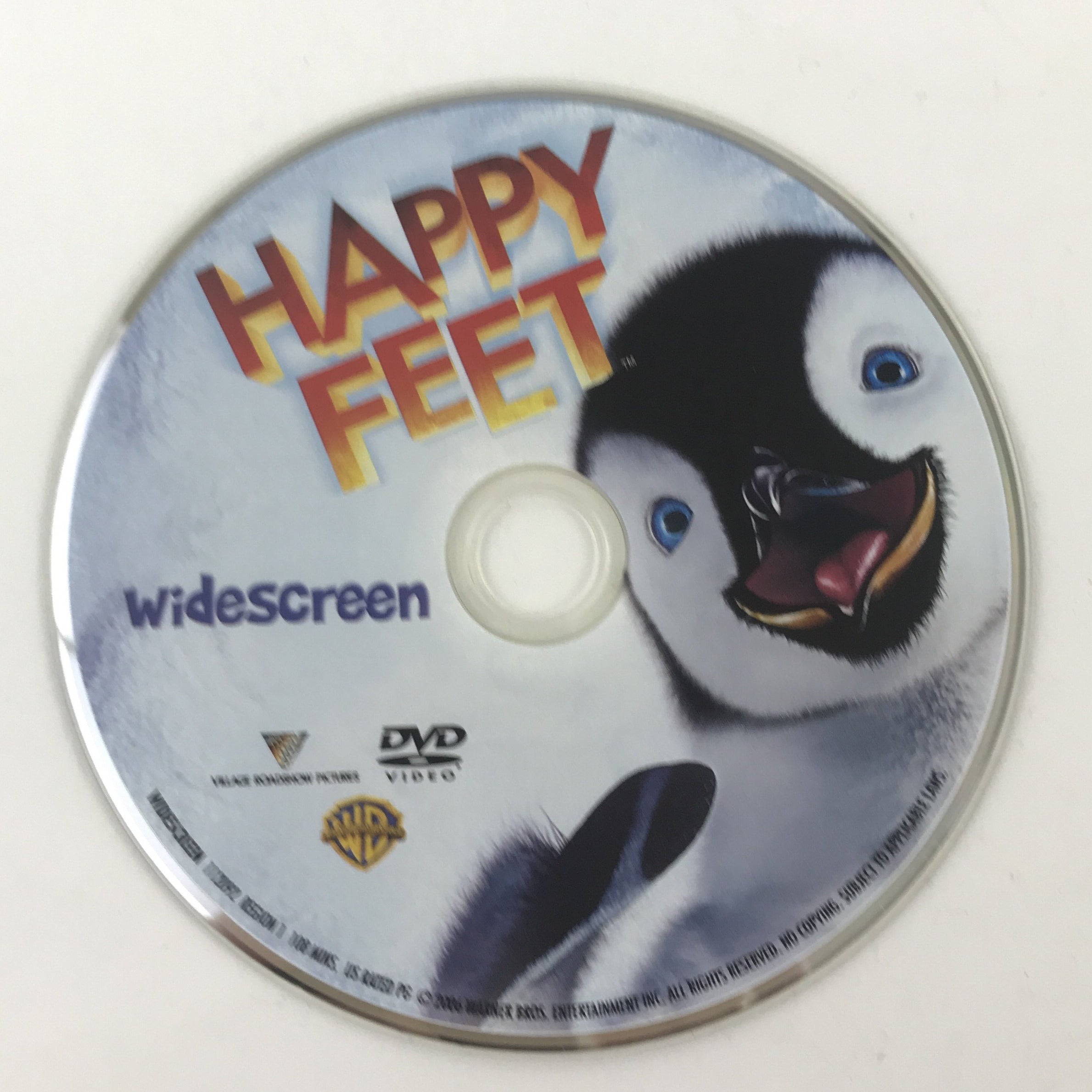 Happy Feet (DVD, Widescreen) DISC ONLY – Rusty Gold Resale