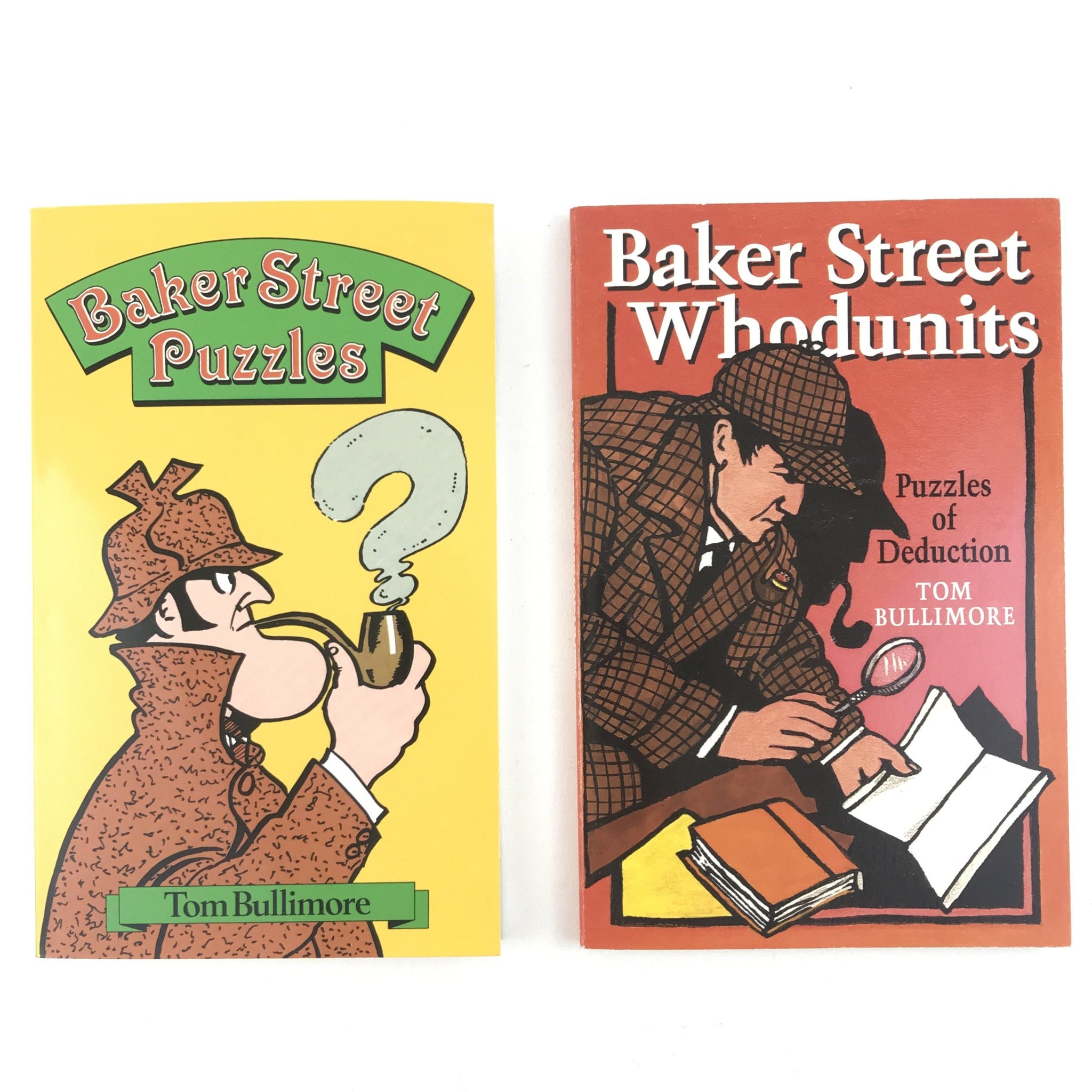 Baker Street Puzzles And Whodunits by Tom Bullimore - Lot of 2