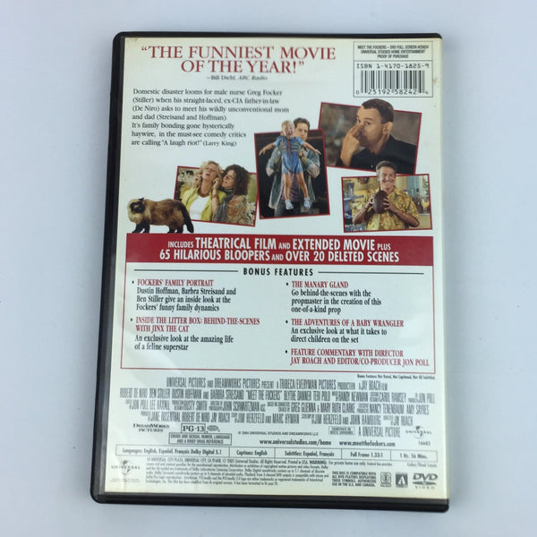Meet The Fockers (DVD, 2004, Full Screen) Robert DeNiro, Ben Stiller, Dustin Hoffman