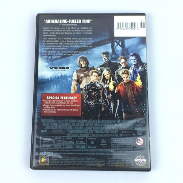 X Men The Last Stand (DVD, 2006, Full Screen) Hugh Jackman, Halle Berry, Stewart