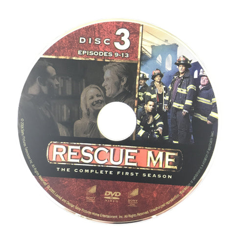 Rescue Me Season 1 - Episodes 9-13 (DVD) Denis Leary, Jack Mcgee - DISC 3 ONLY