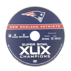 New England Patriots Super Bowl XLIX Champions (DVD, Widescreen ) DISC ONLY