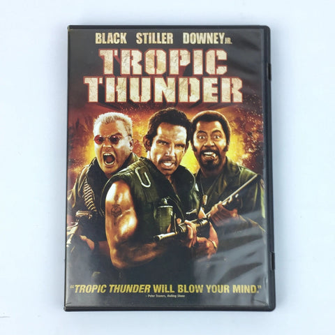 Tropic Thunder (DVD, 2008) Ben Stiller, Jack Black, Robert Downey Jr