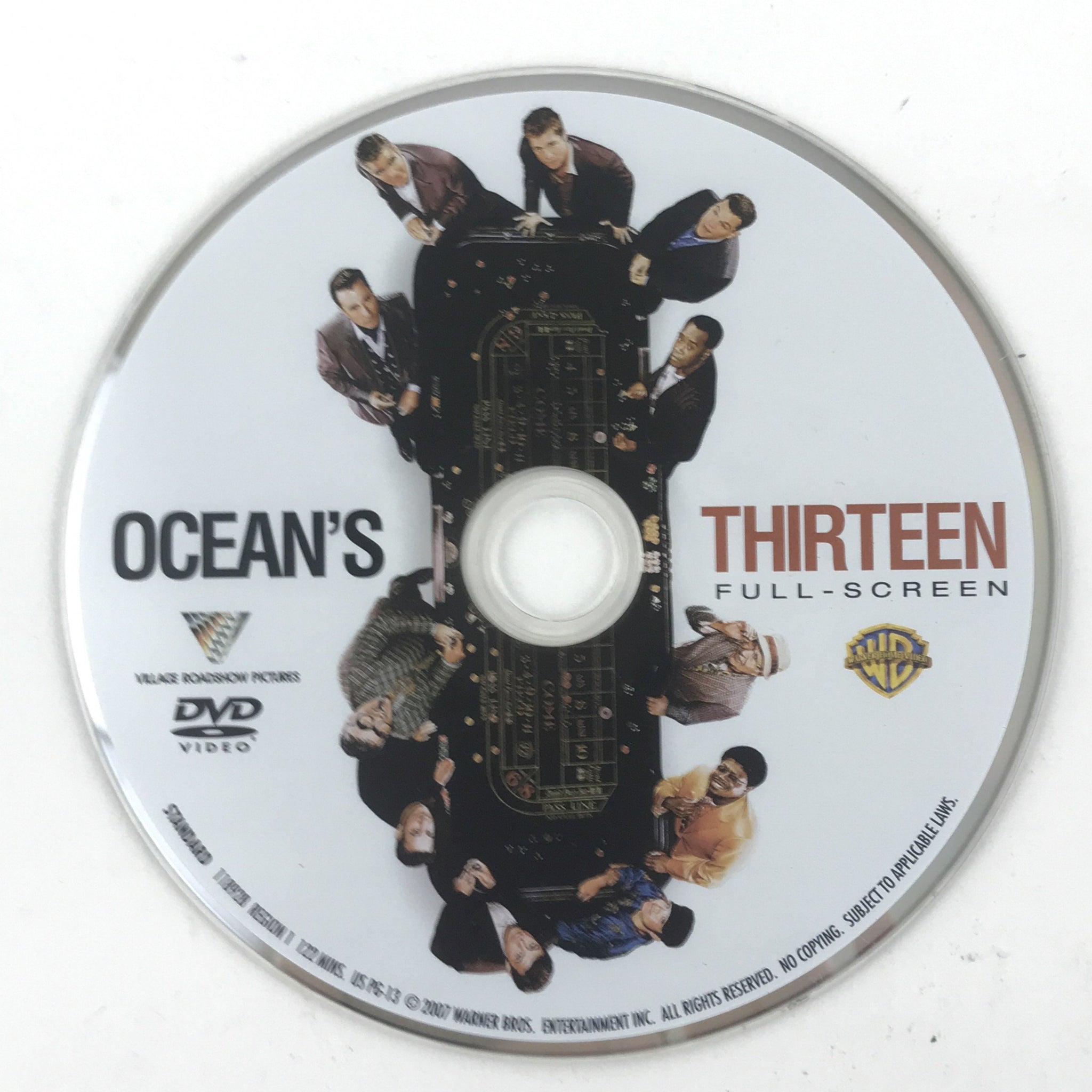 Oceans Thirteen (DVD, Fullscreen) George Clooney, Brad Pitt, Matt