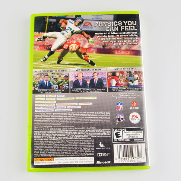 XBOX 360 Madden NFL 13 (Microsoft Xbox 360, 2012) Tested